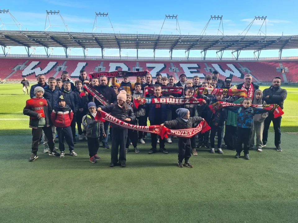 LSO z Diecezji Łowickiej na stadionie Widzewa Łódź